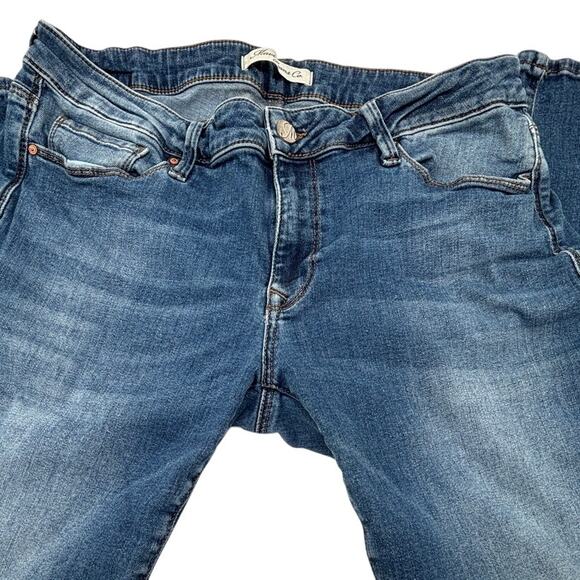 Mavi Jeans Womens 30x29 Blue Denim Slim Straight Leg Medium Wash Low Rise Faded - Picture 10 of 12